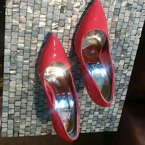 Liliana orange pump shoes